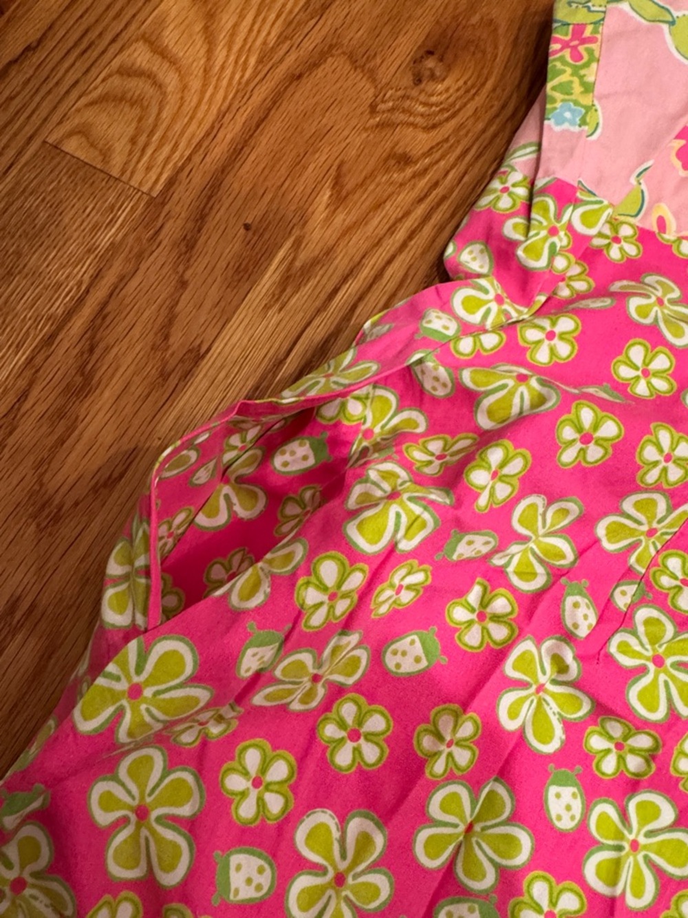 Lilly Pulitzer Pink and Lime Floral Dress - Picture 5 of 6